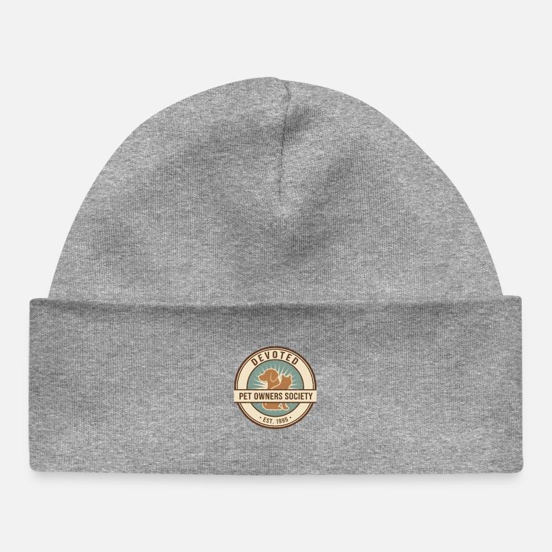 Propriétaire dévoué - Bonnet bébé bio - gris chiné