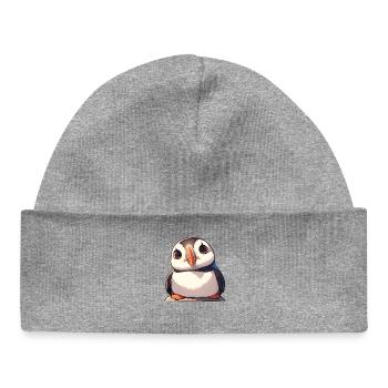 Puffin Papageientaucher - Baby Organic Mütze - Grau meliert - Vorne