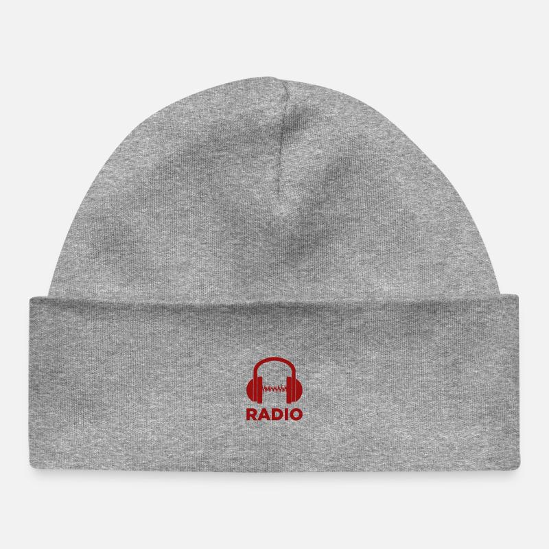 RADIO ESTÉRO - Bonnet bébé bio - gris chiné