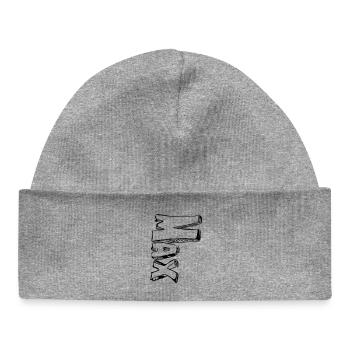 Max - Baby Organic Beanie - heather grey - Front
