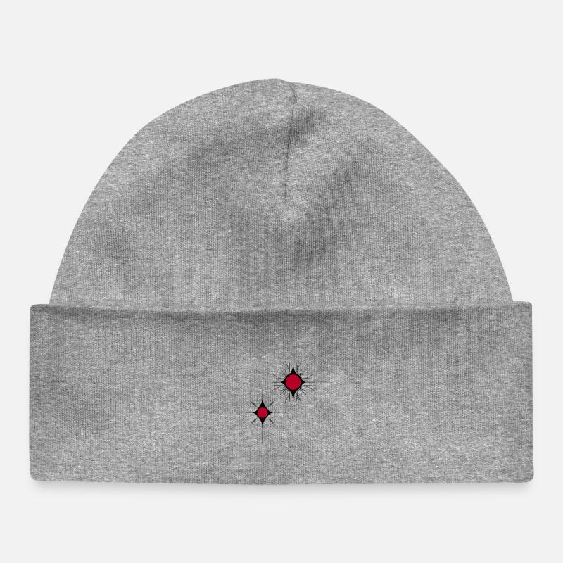 Explosion d’étoiles - Bonnet bébé bio - gris chiné