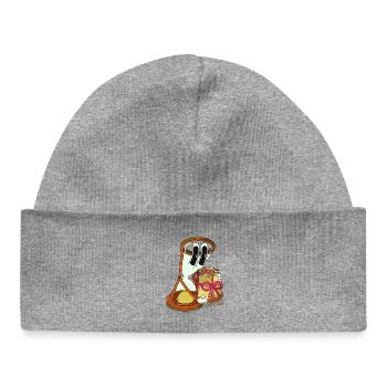 PRESENT - Baby Organic Beanie - heather grey - Front