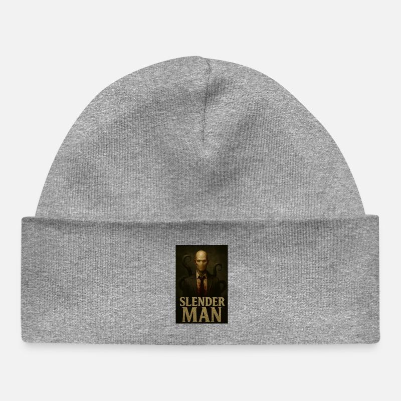 Slender Man VHS Forest Glitch Horreur T-shirt - Bonnet bébé bio - gris chiné