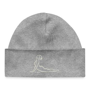 SOUL CONTOUR - Bhujangasana - Baby Organic Beanie - heather grey - Front