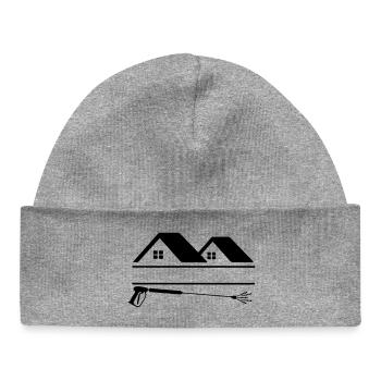 High-pressure sprayer façade cleaning houses - Baby Organic Beanie - heather grey - Front