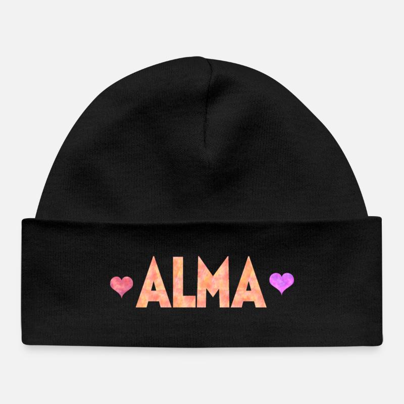 Alma - Bonnet bébé bio - noir
