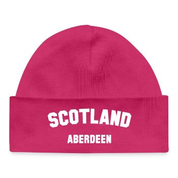 SCOTLAND ABERDEEN - Baby Organic Beanie - hot pink - Front