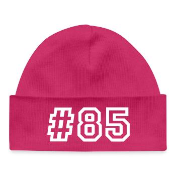 1985 Hashtag - Baby Organic Mütze - hot Pink - Vorne