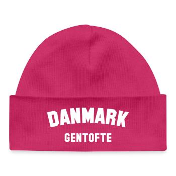GENTOFTE Danmark - Bonnet bébé bio - hot pink - Devant