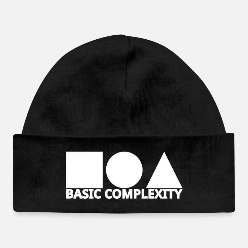 Basic complexity - Baby Organic Beanie - black