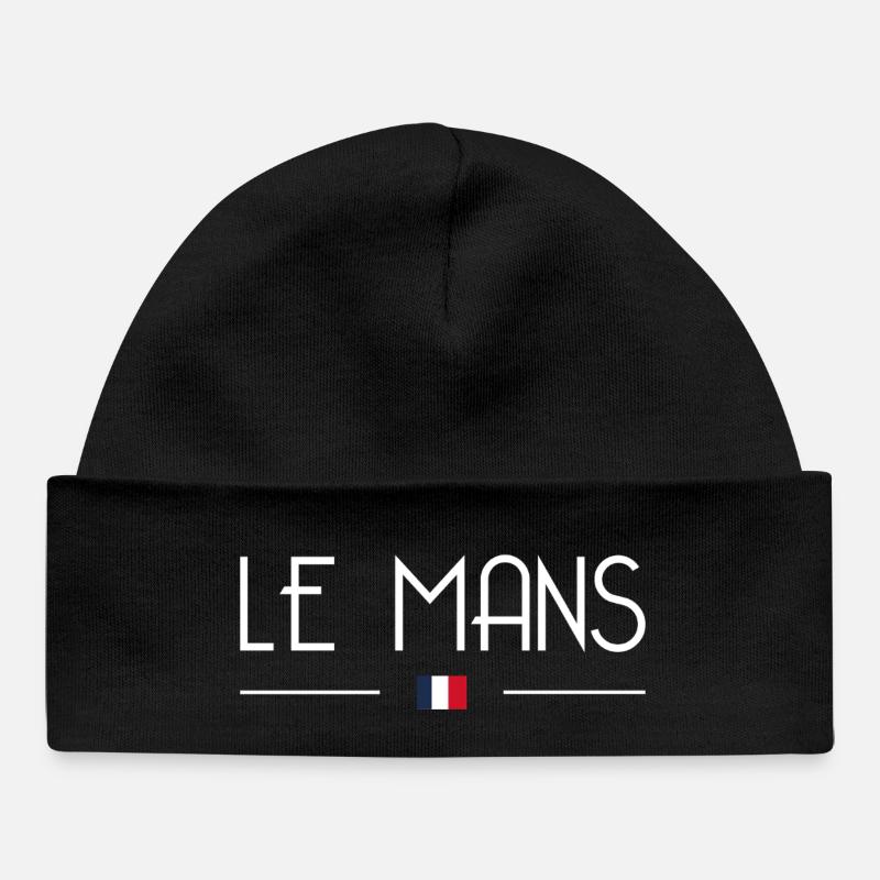 Ville française - Bonnet bébé bio - noir