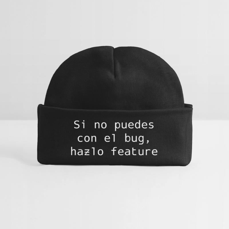 If you can't handle the bug, make it feature Baby Organic Beanie