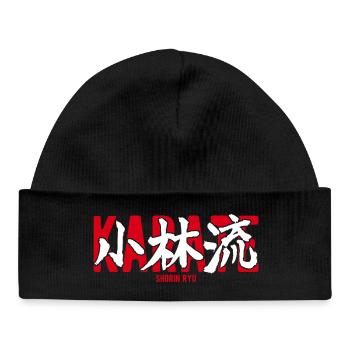 Shorin Ryu Karate Martial Arts Dojo Kanji Japon - Bonnet bébé bio - noir - Devant