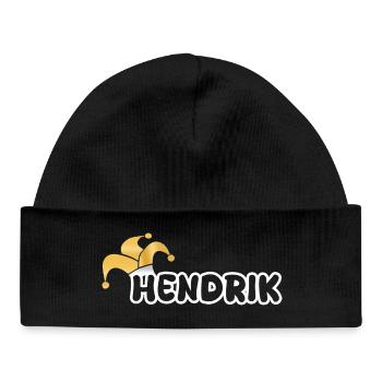 Shrovetide Hendrik - Baby Organic Beanie - black - Front