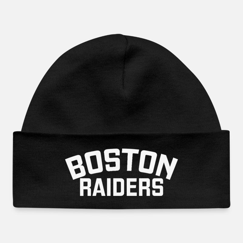 Boston Raiders - Bonnet bébé bio - noir