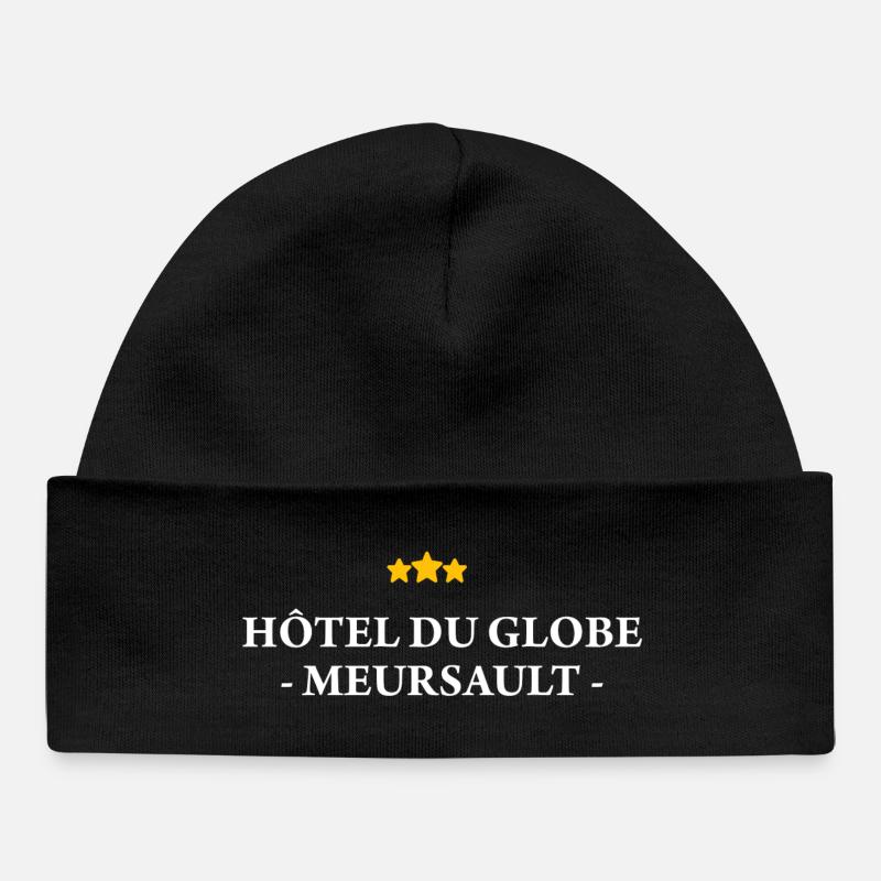 Hôtel du Globe - Bonnet bébé bio - noir