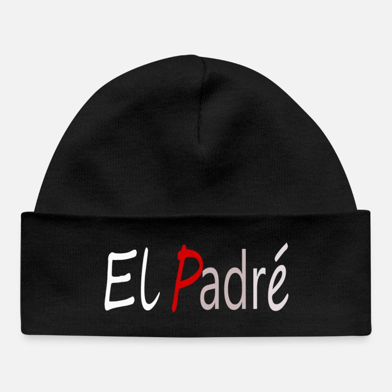 le pére - Bonnet bébé bio - noir
