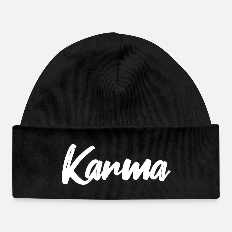 Karma - Bonnet bébé bio - noir