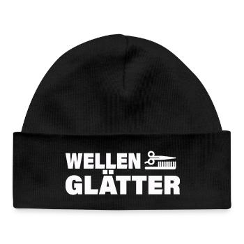 WELLENGLÄTTER - Baby Organic Mütze - Schwarz - Vorne
