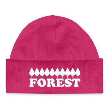 FOREST - Baby Organic Mütze - hot Pink - Vorne