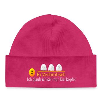 Ei Verbibbsch - Baby Organic Mütze - hot Pink - Vorne