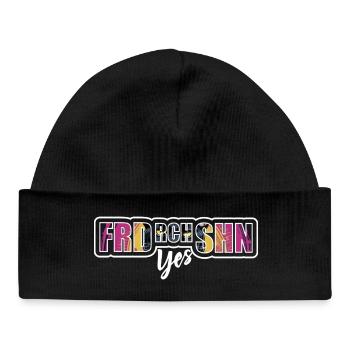 Pride of Freedom City Collage - Baby Organic Beanie - black - Front
