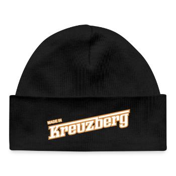 Kreuzberg - parce que c’est votre capuche ! - Bonnet bébé bio - noir - Devant
