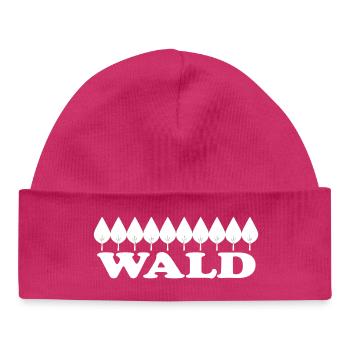 WALD - Baby Organic Mütze - hot Pink - Vorne