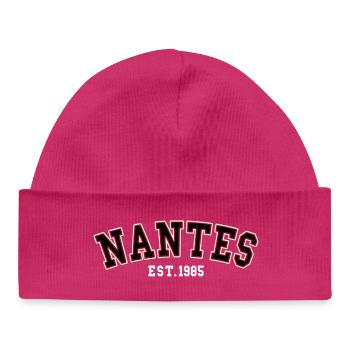Nantes Est. 1985 - Baby Organic Beanie - hot pink - Front