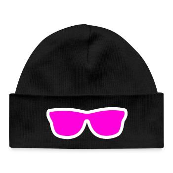 Lunettes de soleil - Bonnet bébé bio - noir - Devant