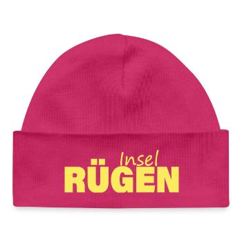 Island of Rügen - Baby Organic Beanie - hot pink - Front