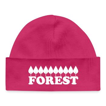 FOREST - Baby Organic Mütze - hot Pink - Vorne