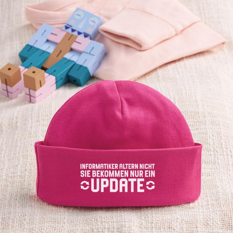 Computer scientists age, not programmers Baby Organic Beanie