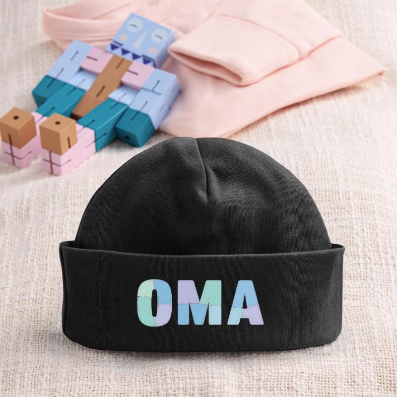 Patchwork Geschenkidee für Oma Muttertag Baby Organic Mütze