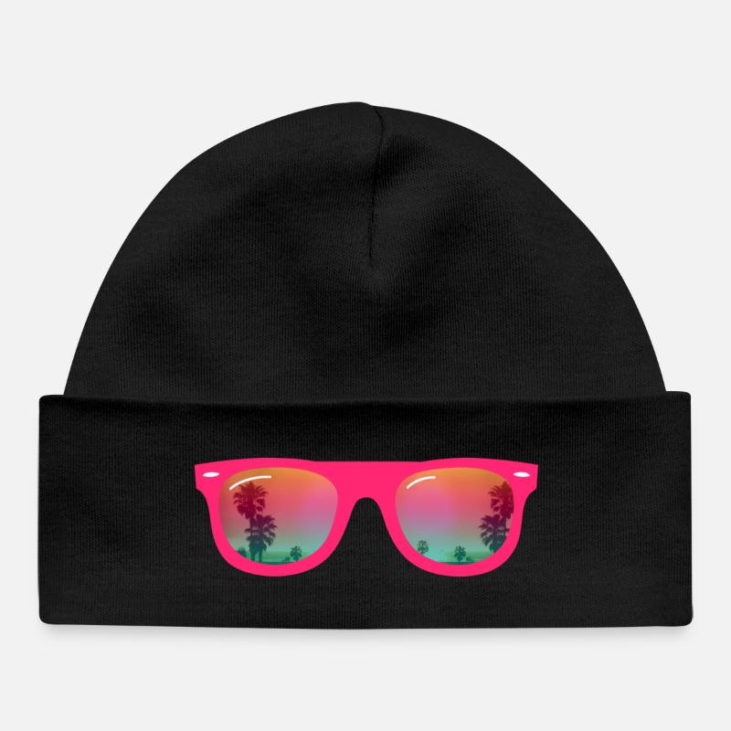 Lunettes de soleil - Lunettes de soleil - Bonnet bébé bio - noir