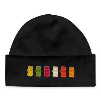 Gummi Bears - Baby Organic Beanie - black - Front