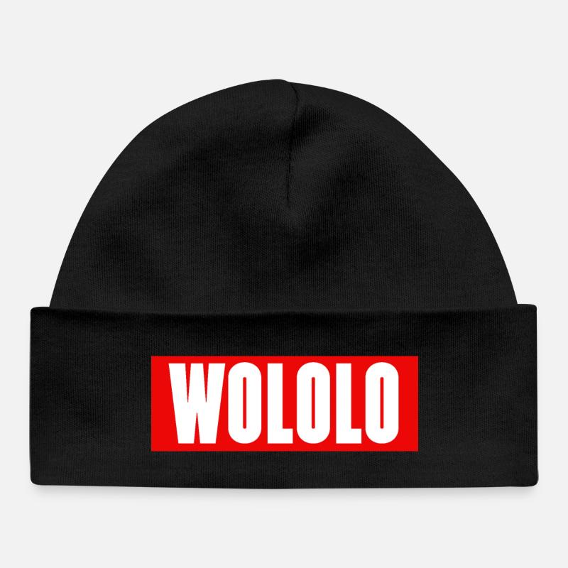 Wololo - 1 - édition Mobii_3 - Rouge&Blanc - Bonnet bébé bio - noir