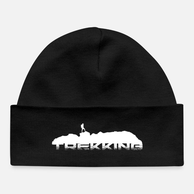 Trekking - Bonnet bébé bio - noir