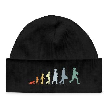Vintage Rugby Evolution - Baby Organic Beanie - black - Front