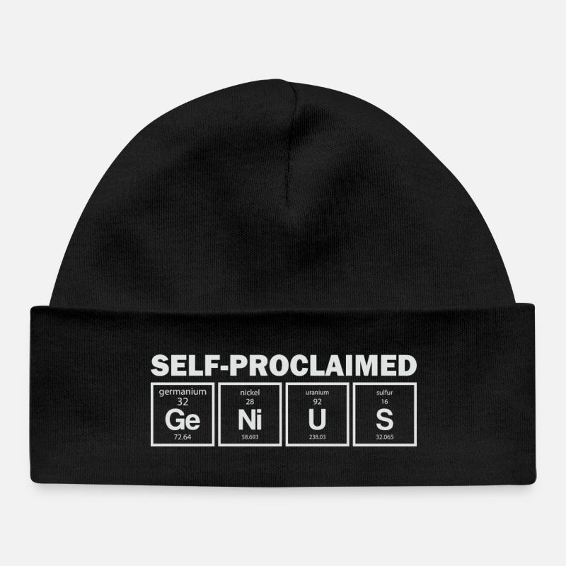 Genius Element - Baby Organic Beanie - black