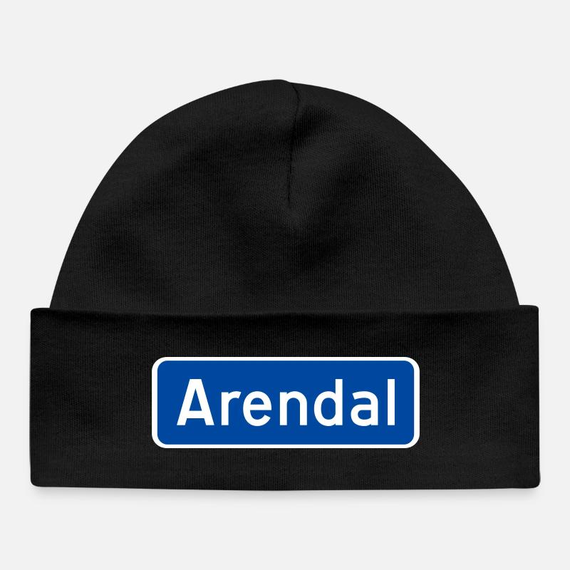 Arendal - Bonnet bébé bio - noir