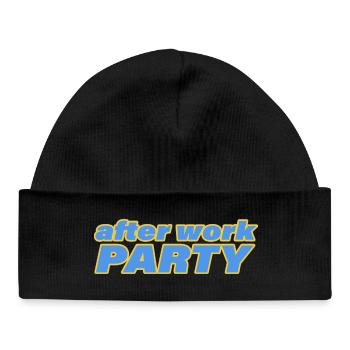 AFTER WORK PARTY - Baby Organic Beanie - black - Front