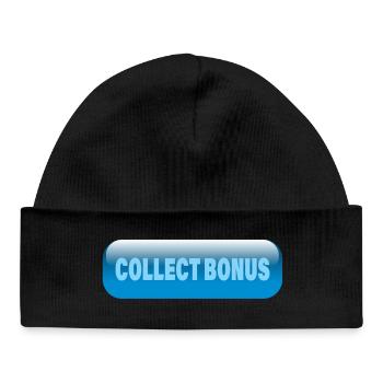 COLLECT BONUS - Baby Organic Mütze - Schwarz - Vorne