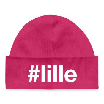 LILLE Hashtag - Baby Organic Beanie - hot pink - Front