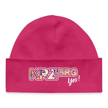 Kreuzberg - le coin décontracté de Berlin ! - Bonnet bébé bio - hot pink - Devant