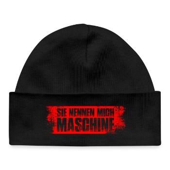Bodybuilding Bodybuilder Gym Kraftsport Maschine - Baby Organic Mütze - Schwarz - Vorne