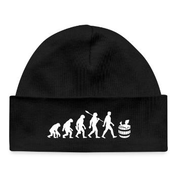 Evolution - Eisbader - Winterbaden - Eisbaden - Baby Organic Mütze - Schwarz - Vorne