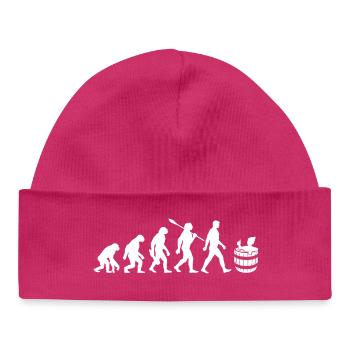 Evolution - Eisbader - Winterbaden - Eisbaden - Baby Organic Mütze - hot Pink - Vorne