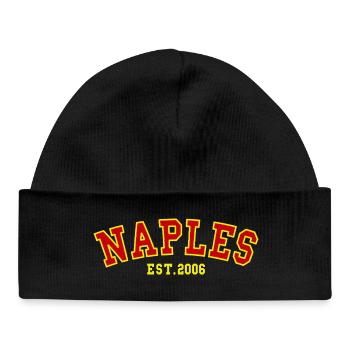 Naples Est. 2006 - Baby Organic Beanie - black - Front