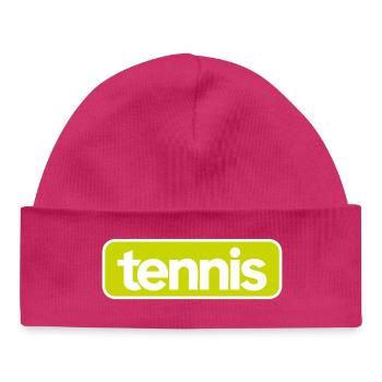 Tennis Bold Sportswear - Baby Organic Beanie - hot pink - Front
